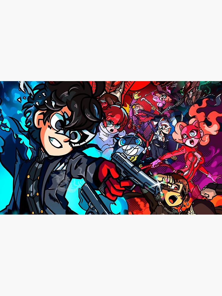 Persona 5 Scramble The Phantom Strikers Cartoon Artwork Classic Mug - Image 2