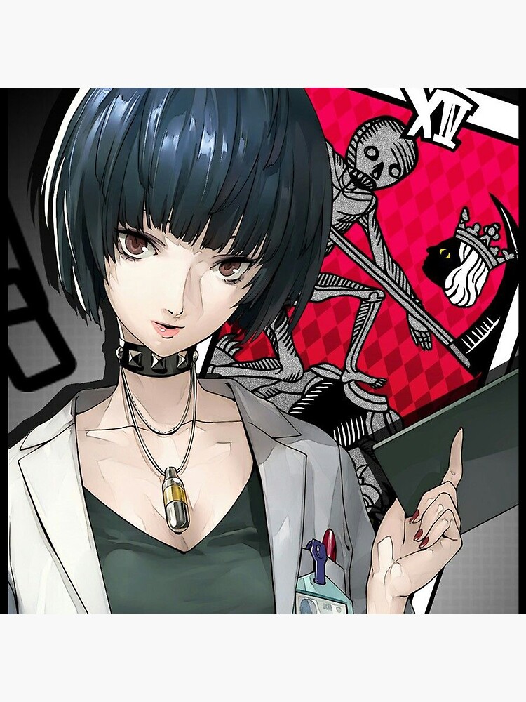 Tae Takemi Vertical Persona 5 All Over Print Tote Bag - Image 2