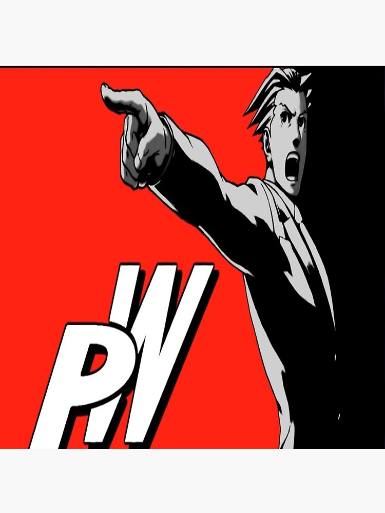 Ace Attorney - Phoenix Wright (Persona 5) All Over Print Tote Bag - Image 2