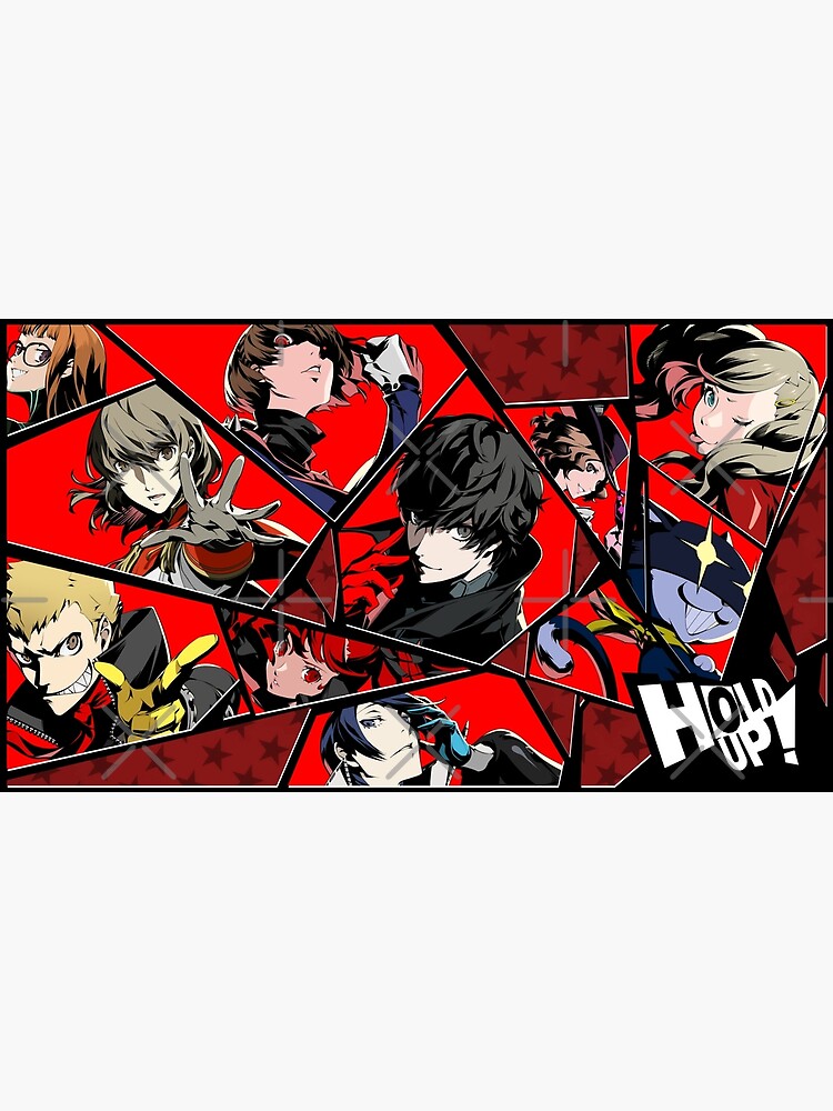 Persona 5 Royal Hold Up Shattered Glass Group Collage Poster - Image 2