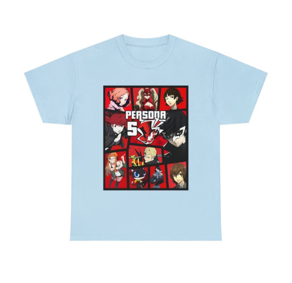 Persona 5 Goro Akechi Shin Megami Tensei T-Shirt - Image 5