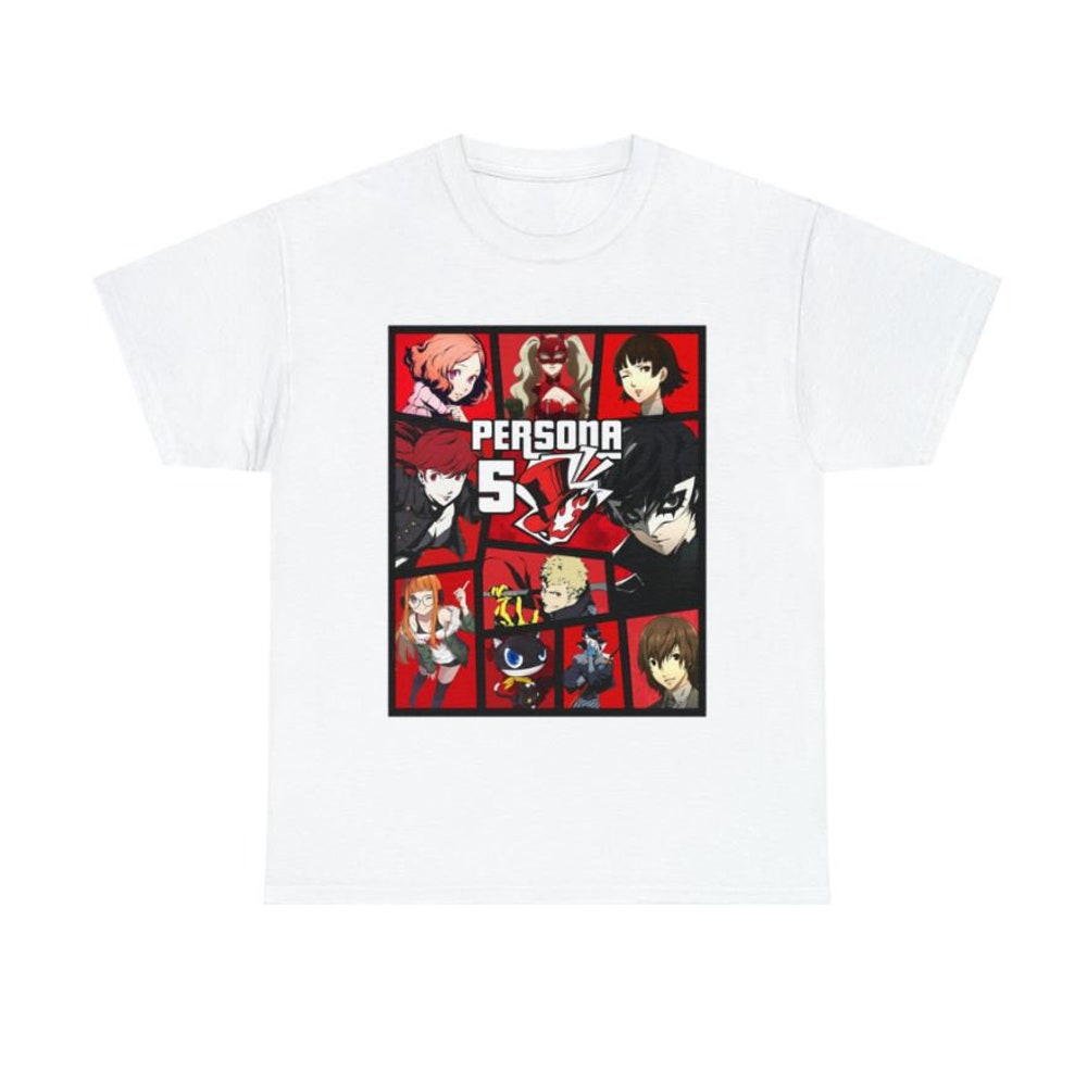 Persona 5 Goro Akechi Shin Megami Tensei T-Shirt - Image 4