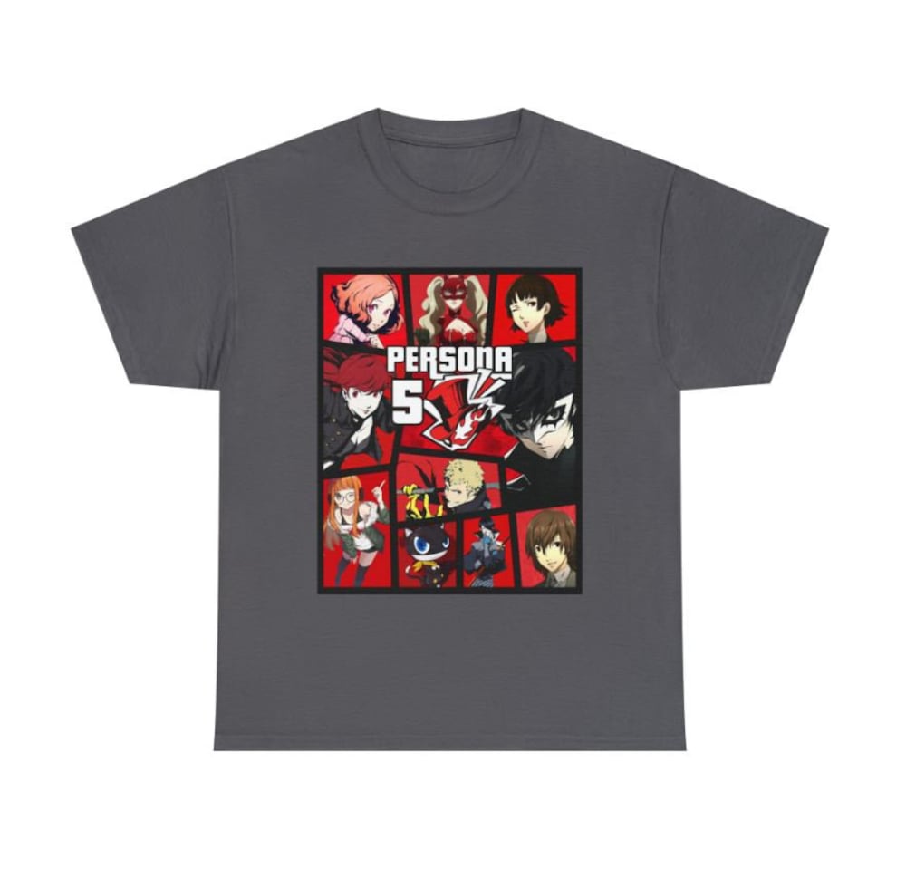 Persona 5 Goro Akechi Shin Megami Tensei T-Shirt - Image 6