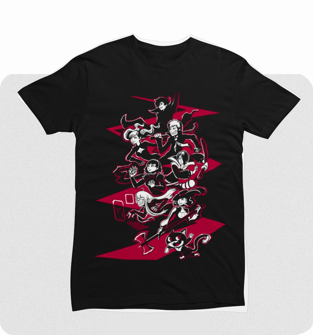 Persona 5 Unisex Shin Megami Tensei Anime T-Shirt