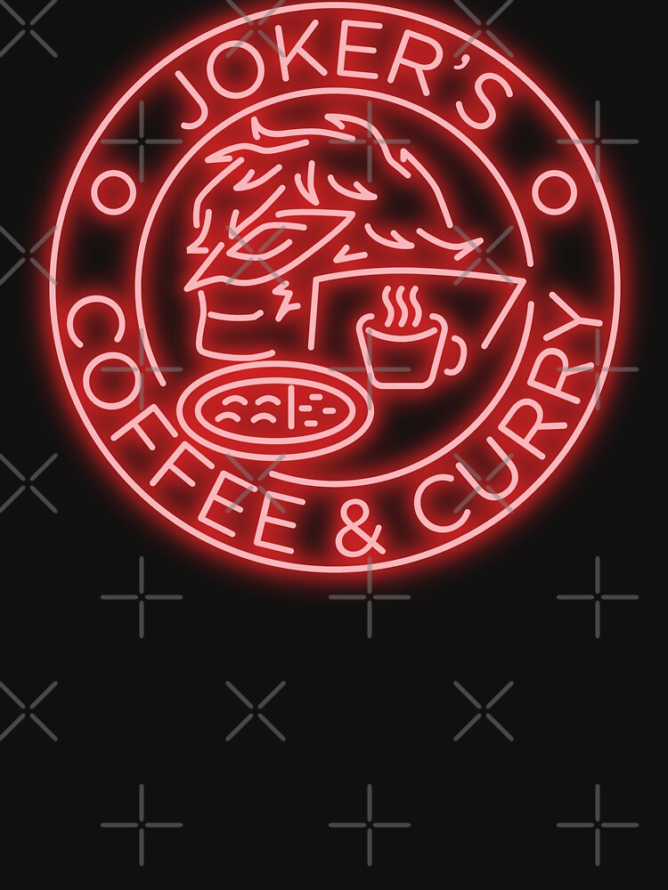 Persona 5 Joker's Coffee & Curry (Neon Ver.) Pullover Hoodie - Image 4