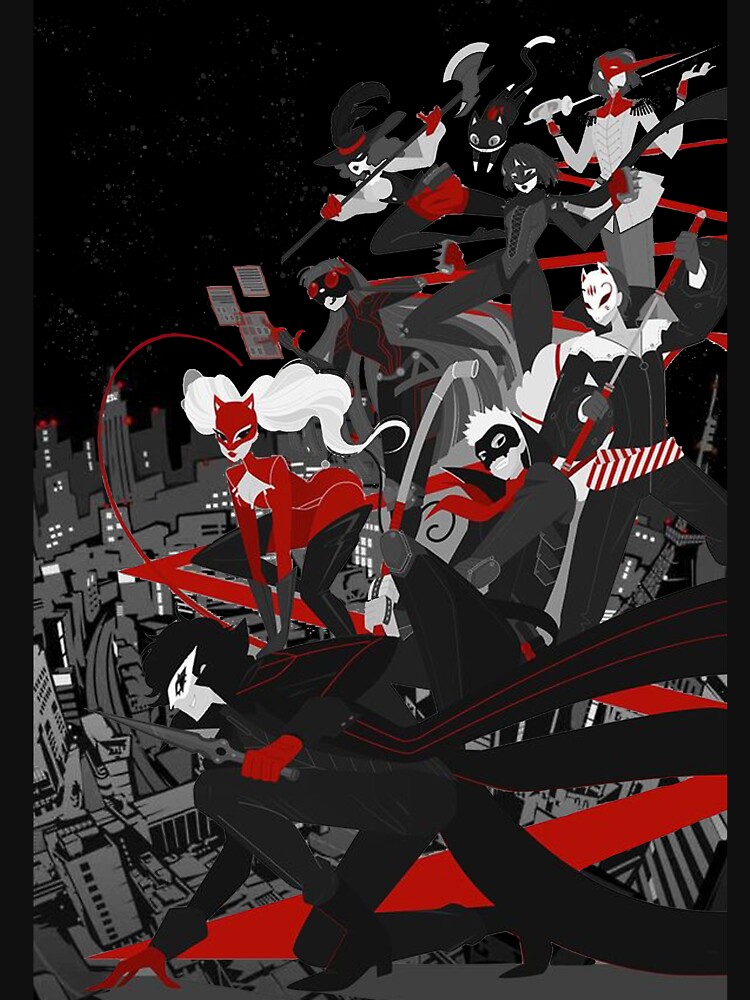 Persona 5 phantom thiefs Pullover Hoodie - Image 4