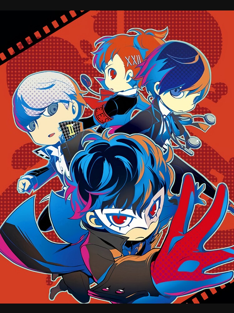 Persona Q Protagonists Classic T-Shirt - Image 4