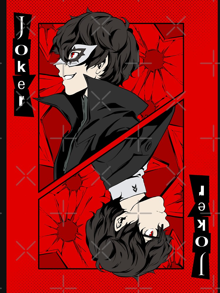 Persona 5 Joker Card Tank Top - Image 2