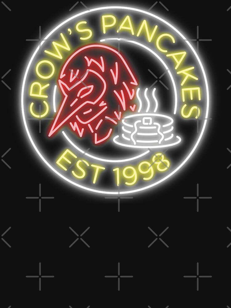 Persona 5 Crow's Pancakes (Neon Ver.) Pullover Hoodie - Image 4