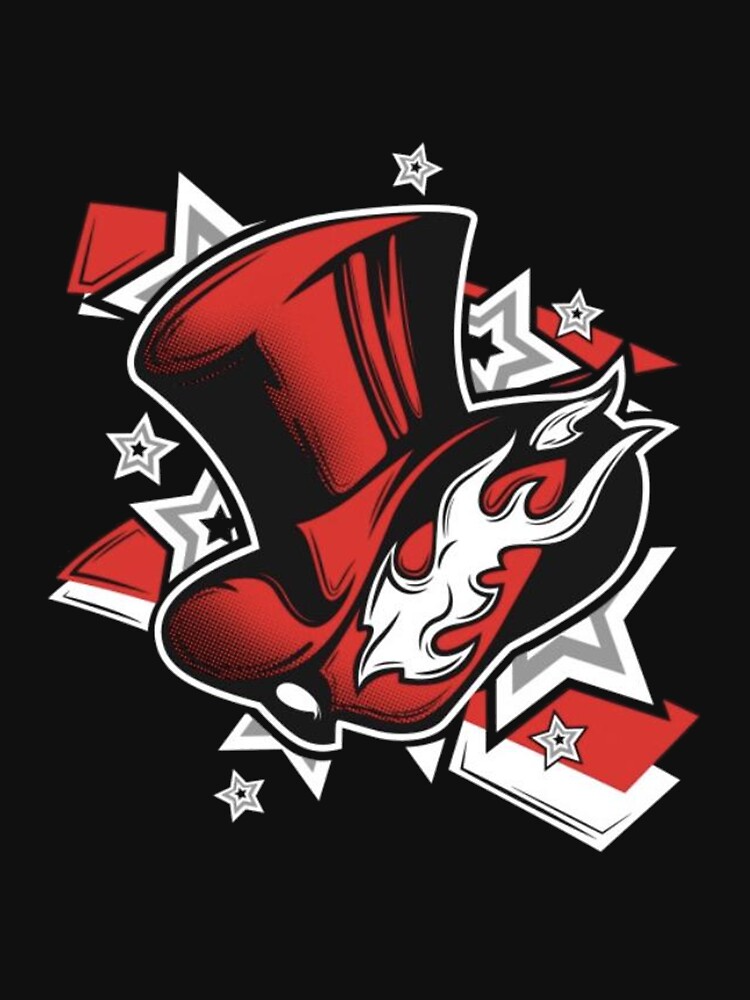 Persona 5 Royal The Phantom Thieves Logo Classic T-Shirt - Image 4