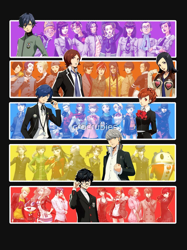 Persona Series Characters Pullover Sweatshirt - Image 2