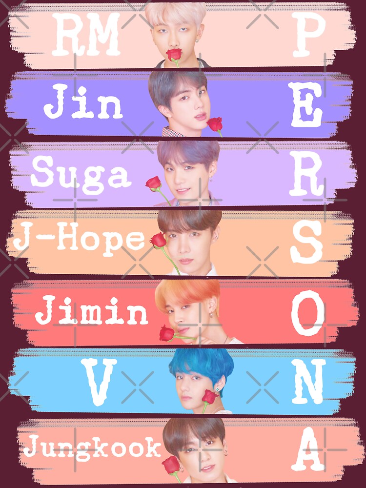 BangtanKpop Persona Classic T-Shirt - Image 4