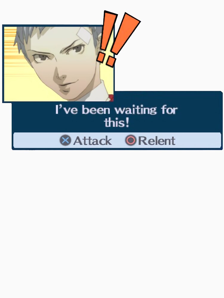 I've been waiting for this akihiko persona 3 Classic T-Shirt - Image 4