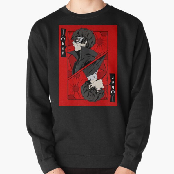 Persona 5 Joker Card Pullover Sweatshirt