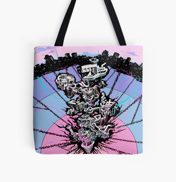 Persona 5 Pastel Mementos Loading Screen All Over Print Tote Bag