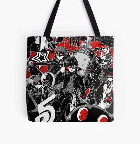 Persona 5 All Over Print Tote Bag