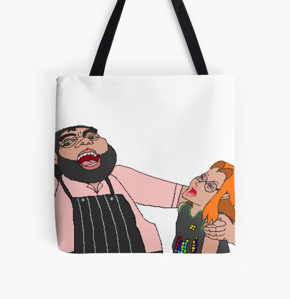 Sojiro and Futaba from Persona 5 All Over Print Tote Bag