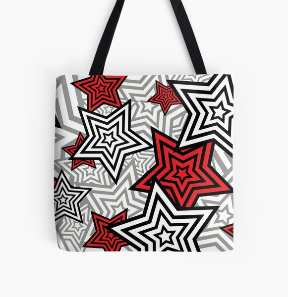 Persona 5 Star Background All Over Print Tote Bag