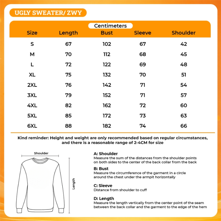 3D UGLY SWEATER - Persona Merch