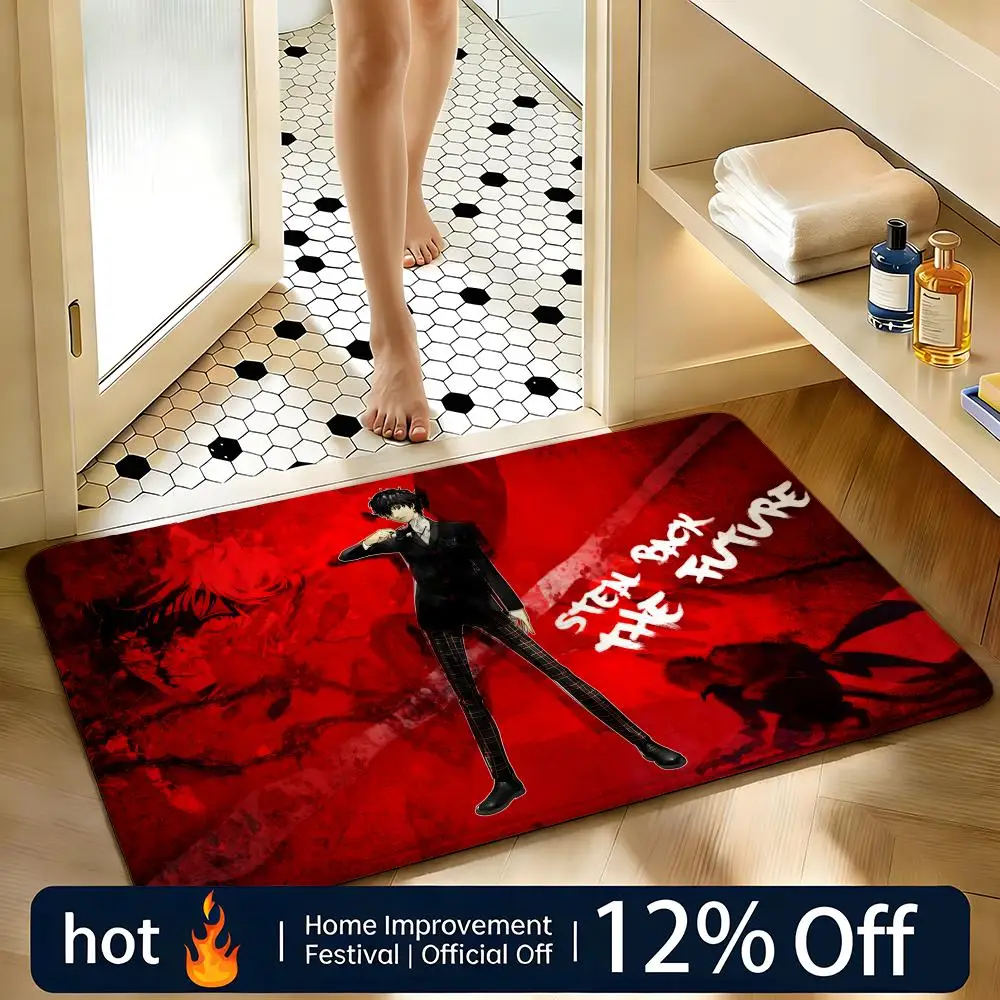 Makoto Niijima Persona 5 Royal Queen Bath Mat