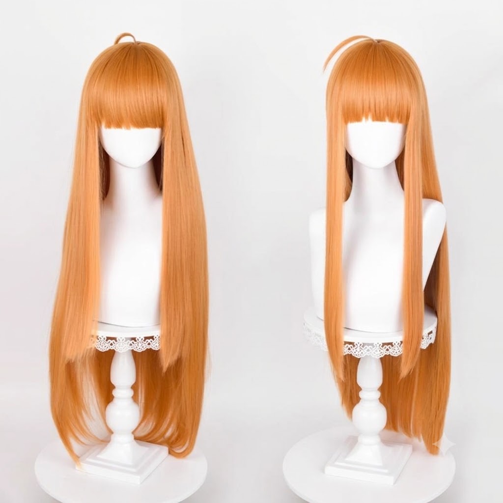 Anime Futabasakura Wig Game P5 Long Straight Hair Cosplay