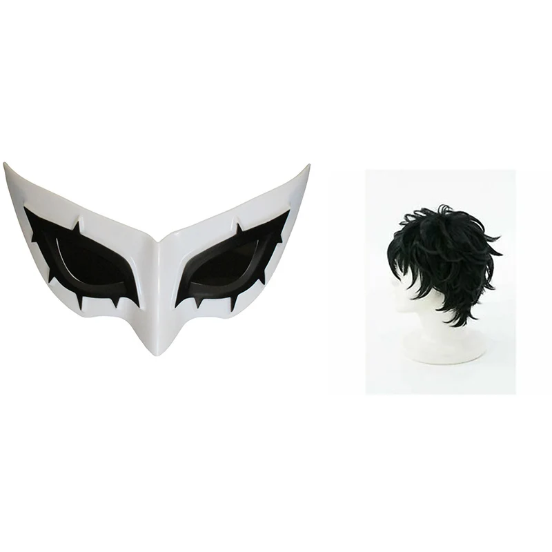 Persona 5 Cosplay Kurusu Akira Joker Cosplay Wig Mask Hair - Image 4