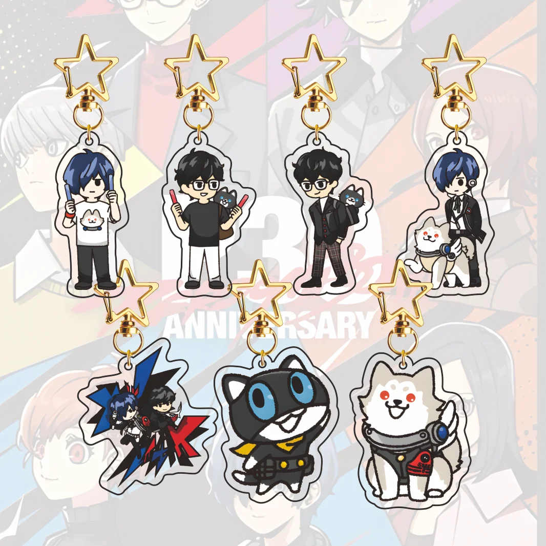 Anime Persona Series Acrylic Keychain Makoto Yuki Morgana